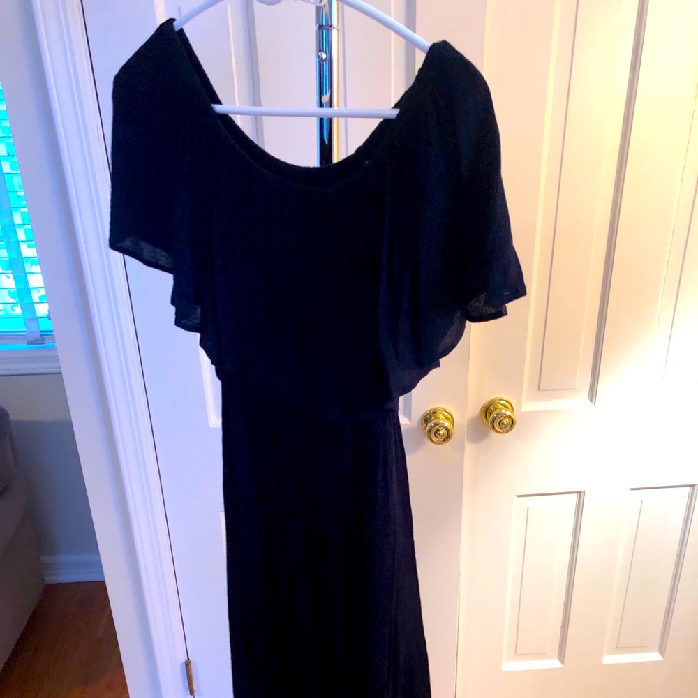 Black off the shoulder dress. Never worn!